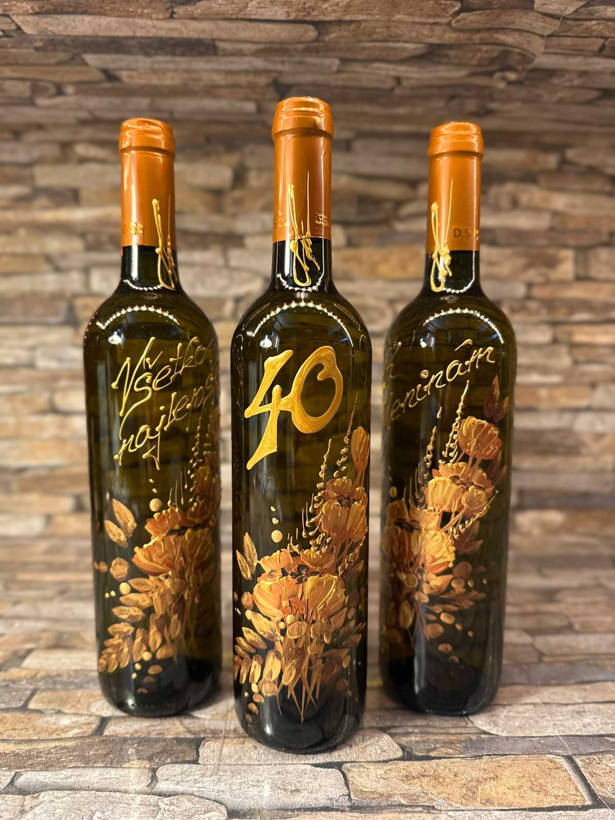 zlatý mak 0,75l Víno Nitra Chardonnay biele suché